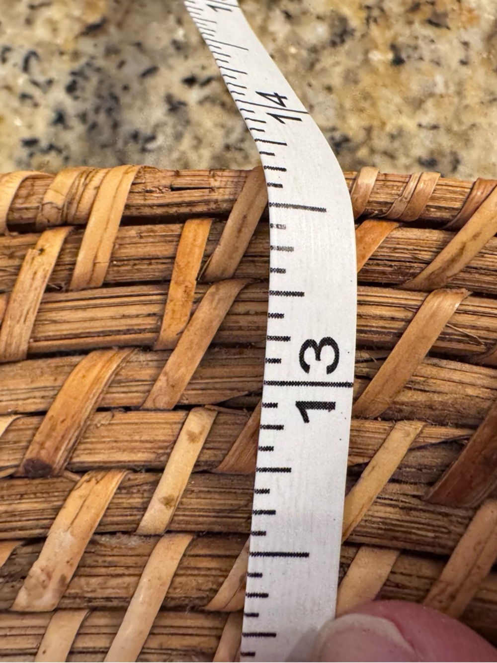 Set of 2 Woven Rattan Placemats Chargers 13.5” Boho Coastal Natural Round - Picture 7 of 12
